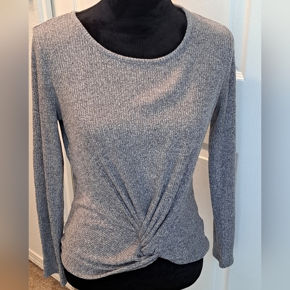 Zella Women's Knot A Chance Twist Front Top   Size M - Picture 1 of 6
